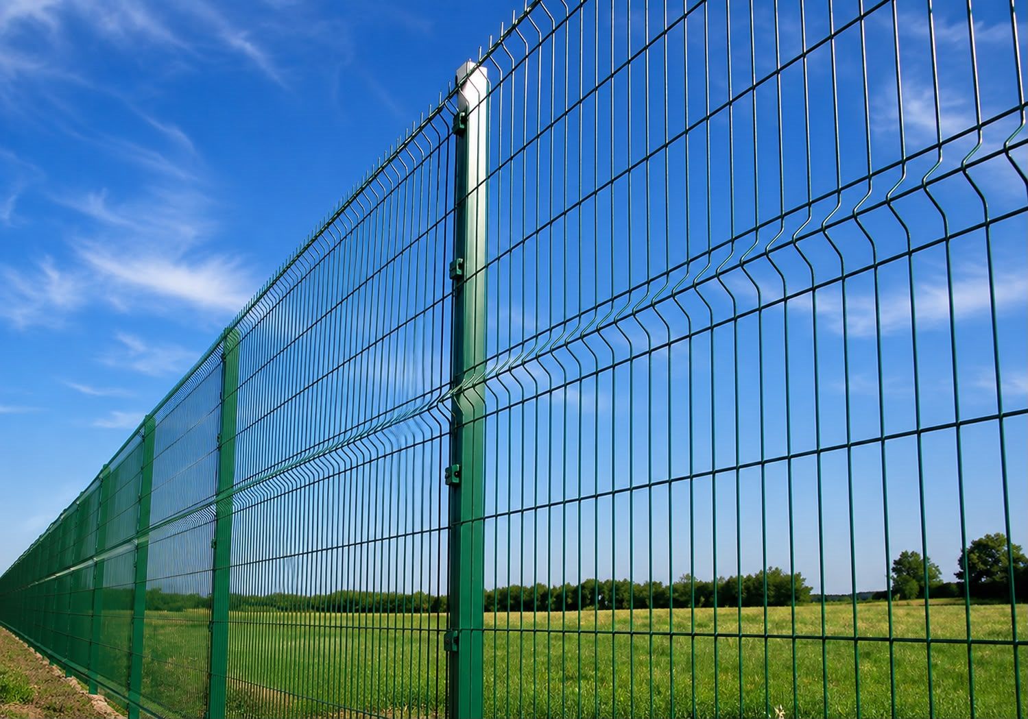Completed Clearview fencing