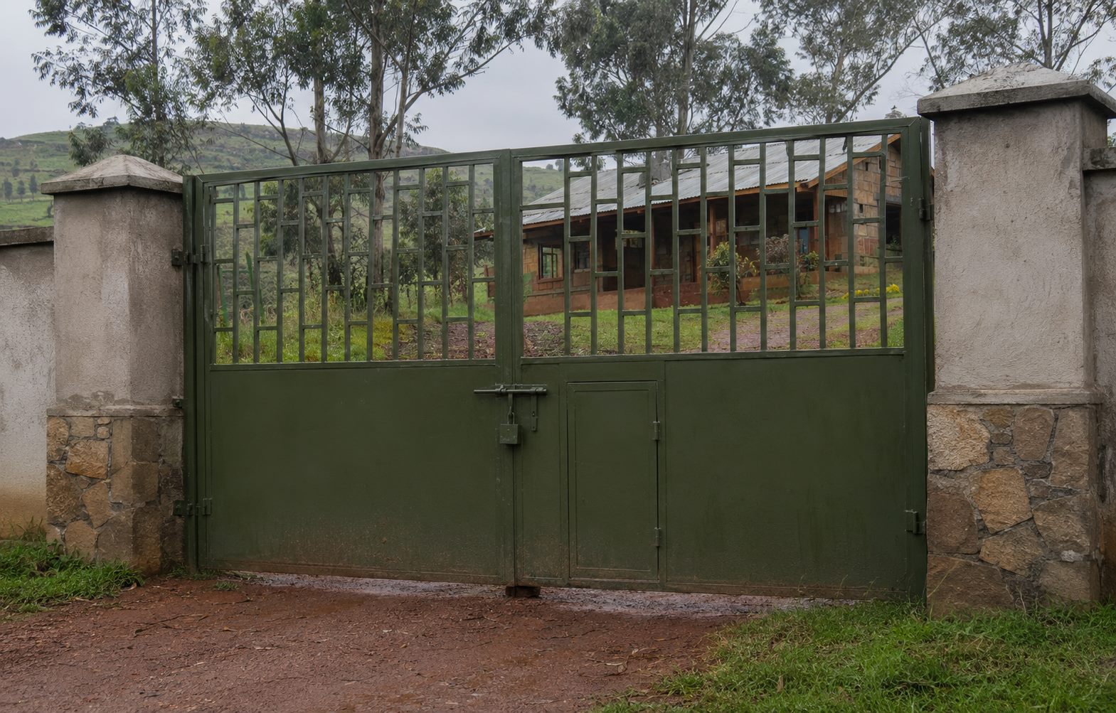 Completed custom security gate